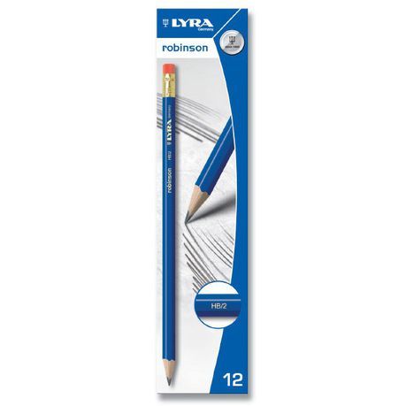 עפרונות גרפיט עם מחק LYRA