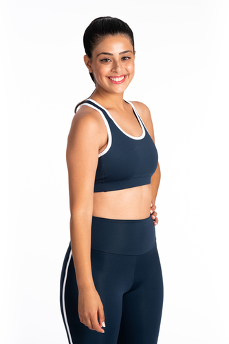 טופ מתאבק עם פס ACTIVE 