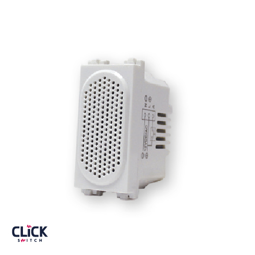 פעמון CLICK מודול 1 מתח/זרם 12V בצבע לבן 