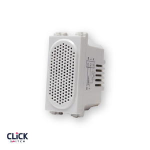 פעמון CLICK מודול 1 מתח/זרם 250V/AC בצבע לבן 