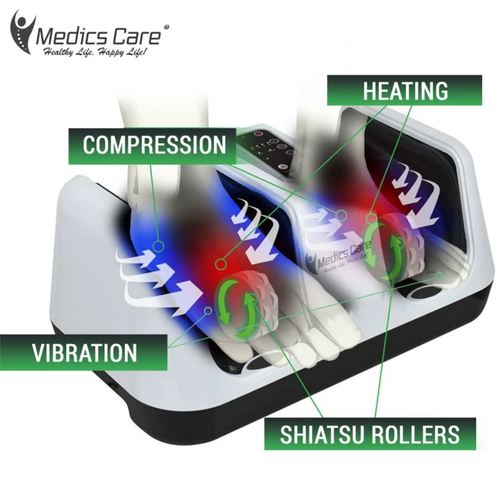 מכשיר עיסוי שיאצו לרגליים וידיים Medics Care MC-8012A
