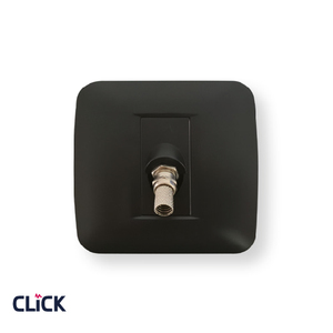 שקע TV-SAT CLICK לקופסא עגולה (55) מתח/זרם 230/16A בצבע שחור מט 
