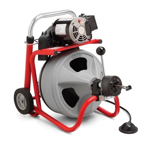 מכונה חשמלית לפתיחת סתימות K-400 מתוצרת RIDGID