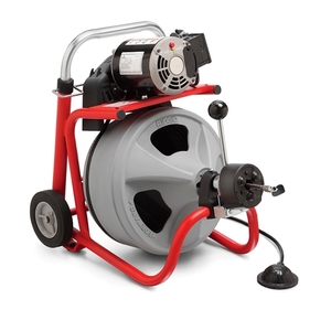 מכונה חשמלית לפתיחת סתימות K-400 מתוצרת RIDGID