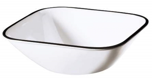 סט צלחות 18 חלקים מרובע סימפל ליינס | Corning Ware Simple Lines