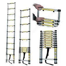 סולם אלומיניום כפול  – 3.2 מטרים  TELESCOPIC