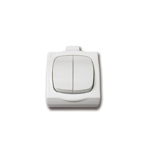מפסק כפול YARDEN בצבע לבן מתח/זרם 230V/10A