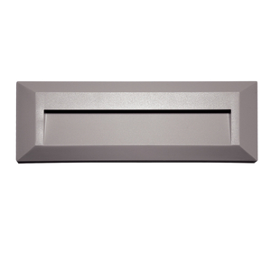גוף תאורה שבילית לד מלבני הספק 3.5W מוגן IP65  גוון אור קר DOWN LIGHT בצבע אפור