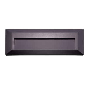 גוף תאורה שבילית לד מלבני הספק 3.5W מוגן IP65 גוון אור קר DOWN LIGHT בצבע בזלת