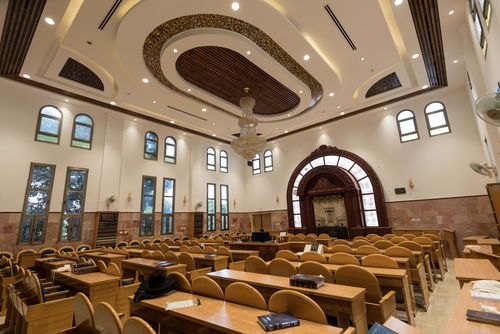 תמונה להמחשת יישום בפרויקט בית כנסת מהריץ - נתיבות