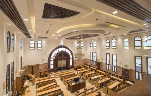 תמונה להמחשת יישום בפרויקט בית כנסת מהריץ - נתיבות