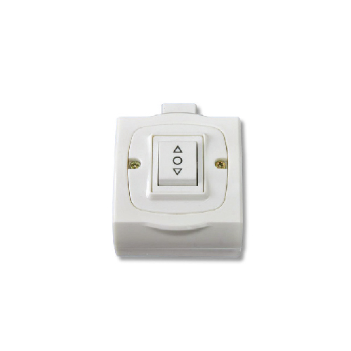 מפסק לתריס מואר רוקר YARDEN בצבע לבן מתח/זרם 230V/10A