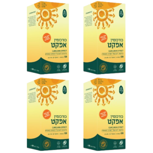 מבצע רביעיה | כורכומין אפקט | כורכום | 480 טבליות |