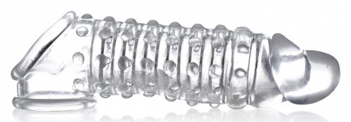 שרוול מאריך עם תוספת של כ- 4 ס"מ לאיבר המין XR Brands - 1.5 Inch Penis Enhancer Sleeve