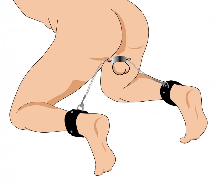 סט אזיקים עם משקולת לאשכים  XR Brands - Hells Tether Ball Stretcher Humbler