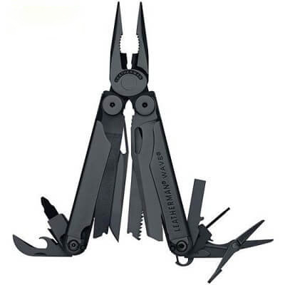 לדרמן מושחר Leatherman Wave Black 