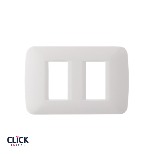 מסגרת CLICK מלבנית 2 מודול בצבע לבן