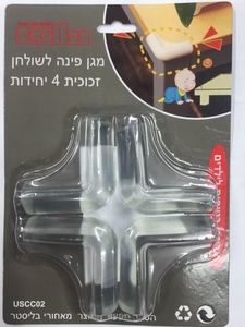 מגן פינה לשולחן זכוכית מוצרי בטיחות לילדים