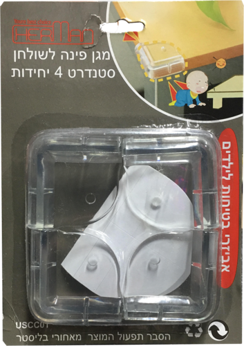 מגן פינה לשולחן סטנדרט מוצרי בטיחות לילדים