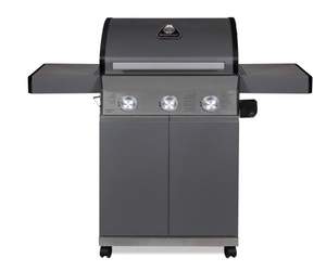 גריל גז משולב פחמים GS- Classic 3B (צבע אפור) GRILL STREAM