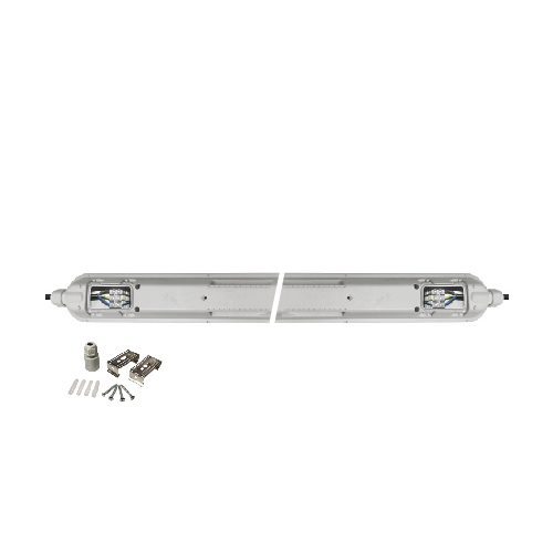 גוף תאורה הרמטי פיבר LAVI XL הספק 55W מוגן IP65 גוון אור קר