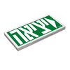 גוף תאורה שלט יציאת חירום חד צדדי הספק 4W, גוון אור קר