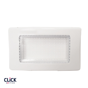 מסגרת CLICK לקופסה מלבנית 4 מודול בצבע לבן מוגן מים IP 55