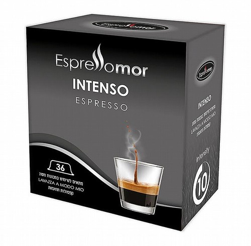 36 קפסולות תואמות אמודו מיו Espresso Mor  אינטנסו