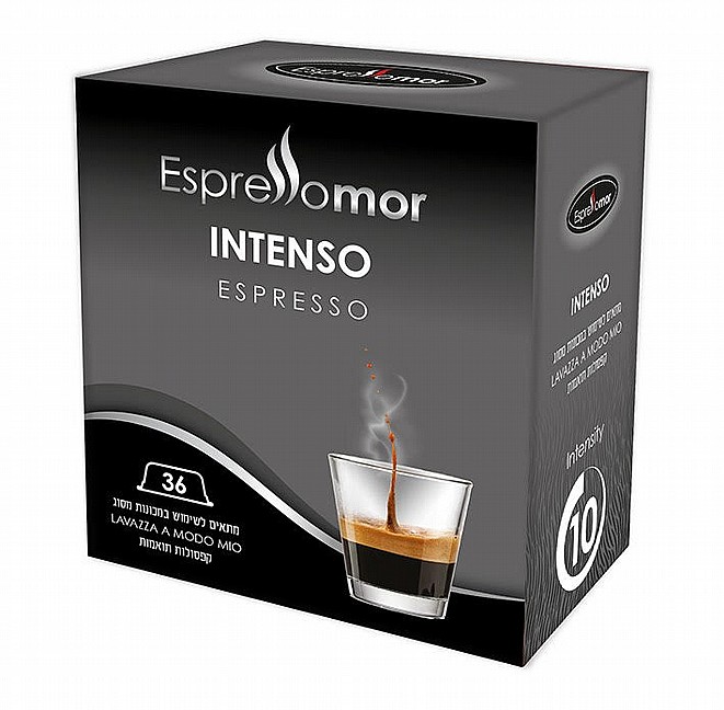 36 קפסולות תואמות אמודו מיו Espresso Mor  אינטנסו