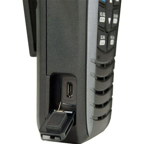 מכשיר קשר ימי צף Icom IC-M25EURO EVO כחול עם טעינת USB-C