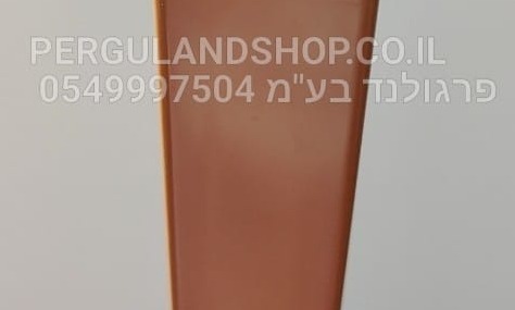 גדר אלומיניום - עמודי ברזל לגדר מרובעים - צבועים או מגלוונים ( פסיבציה צהוב ) - לבחירתכם