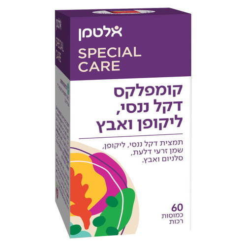 קומפלקס דקל ננסי, ליקופן ואבץ 60 כמוסות