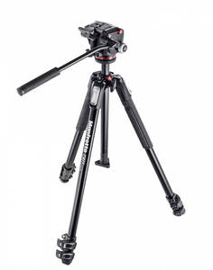קיט חצובה עם ראש וידאו Manfrotto 190X3