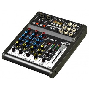 2MIX4XU מיקסר4 ערוצים כולל USB + Bluetooth מבית Italian Stage