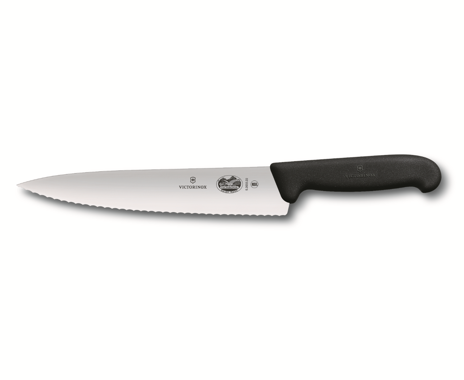 סכין שף להב משונן ידית 22 ס"מ ויקטורינוקס | Victorinox