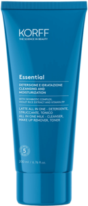 חלב פנים, מסיר איפור ומי פנים קורף 200 מ"ל - Korff Essential All in One Cleanser
