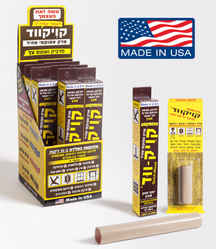 קויק-ווד - מרק אפוקסי לתיקון כל סוגי העץ