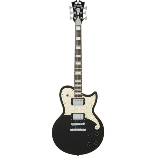 גיטרה חשמלית + נרתיק D'Angelico Premier Atlantic BLACK FLAKE