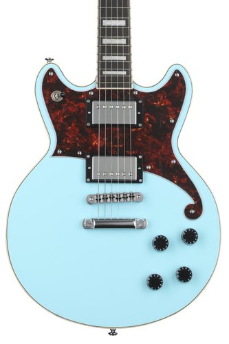 גיטרה חשמלית + נרתיק D'Angelico Premier BRIGHTON SKY BLUE