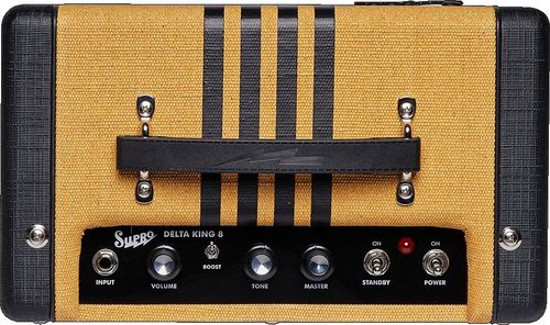 Supro Delta King 8 1x8-inch  Tweed and Black