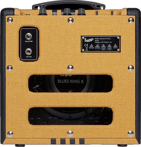 Supro Delta King 8 1x8-inch  Tweed and Black