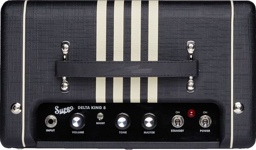 Supro Delta King 8 1x8-inch  Black & Cream