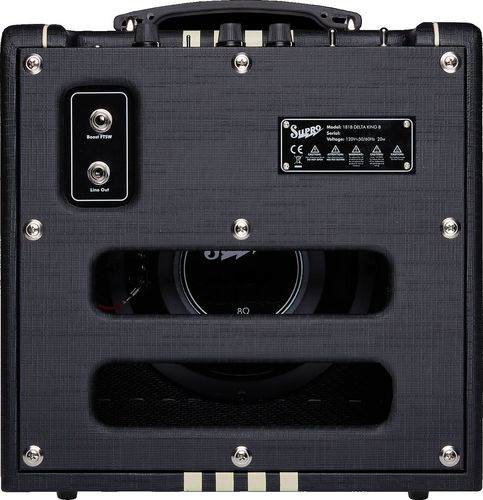 Supro Delta King 8 1x8-inch  Black & Cream