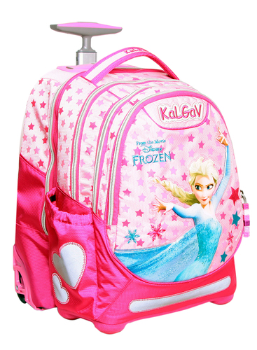 תיק קל גב חדשני מסדרת ITROLLY מסדרת FROZEN אלזה    דמויות מצויירות