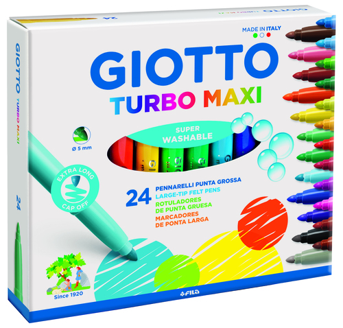 GIOTTO טושים טורבו מקסי 24 יח'