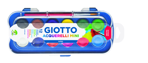 צבעי מים סט 12 GIOTTO