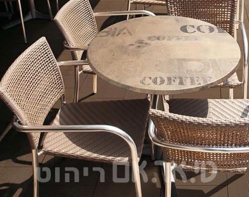 פלטה ורצליט עגולה קפה