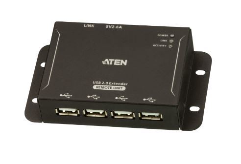 מאריך USB 2.0 CAT 5 עם 4 יציאות עד 50 מטר ATEN | UCE3250