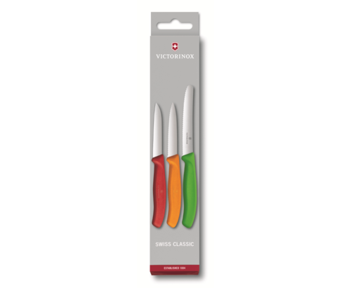  סט 3 סכיני ירקות צבעוני ויקטורינוקס | Victorinox