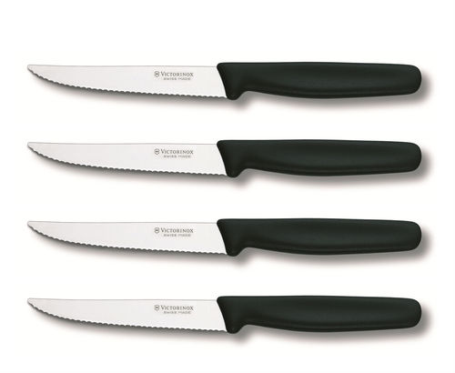 סט 4 סכיני סטייק משונן שפיץ ויקטורינוקס | Victorinox 